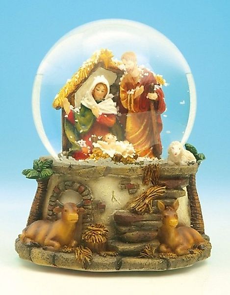 Musicboxworld Spieluhr Schneekugel "Krippe" günstig online kaufen