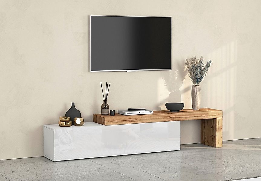 OTTO home Lowboard Chronos TV-Board, TV-Schrank (1 St., Breite verstellbar günstig online kaufen
