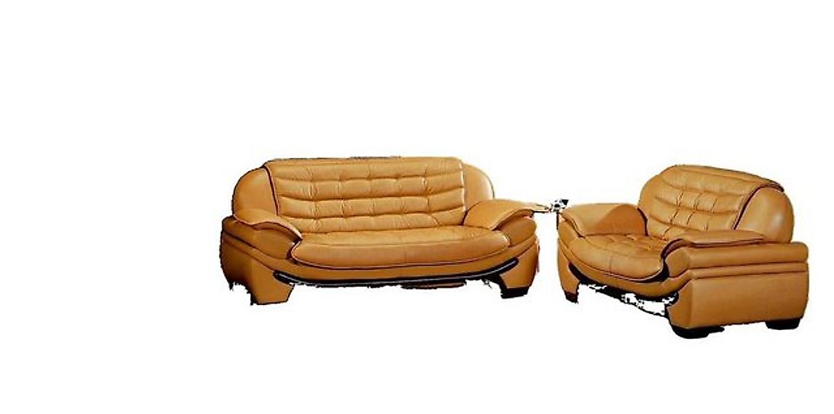 JVmoebel Sofa Klassische Set Garnitur 3+2 Sitzer Ledersofa Sofa Couch, Made günstig online kaufen