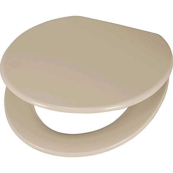 WC-Sitz Chalia mit Absenkautomatik Duroplast Beige günstig online kaufen