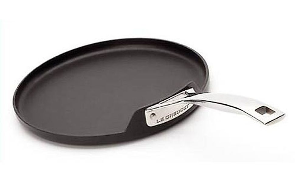 Le Creuset Crepes-Pfanne Alu-Antihaft-Pfanne Schwarz 28cm günstig online kaufen