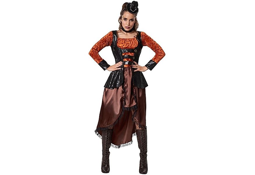 dressforfun Kostüm Frauenkostüm Steampunk Prinzessin, Langer Rock mit Rüsch günstig online kaufen