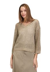 Betty Barclay Strickpullover "Damen Lochstrick-Pullover mit Pailletten" 1 S günstig online kaufen
