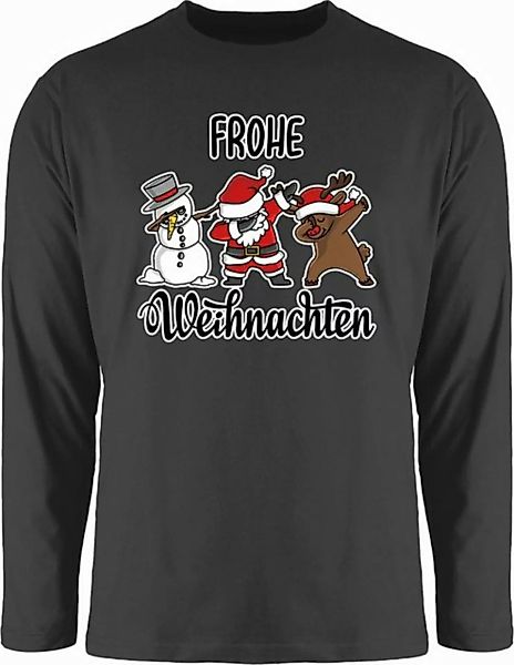 Shirtracer Rundhalsshirt Frohe Weihnachten Dabbing I Weihnachtsmotiv Weihac günstig online kaufen