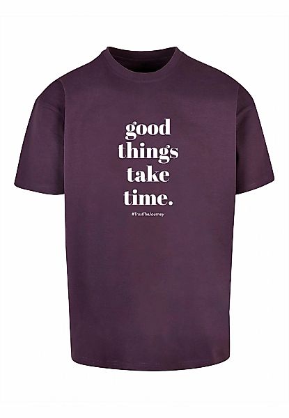 Merchcode T-Shirt "Merchcode Herren Good Things Take Time Heavy Oversize Te günstig online kaufen