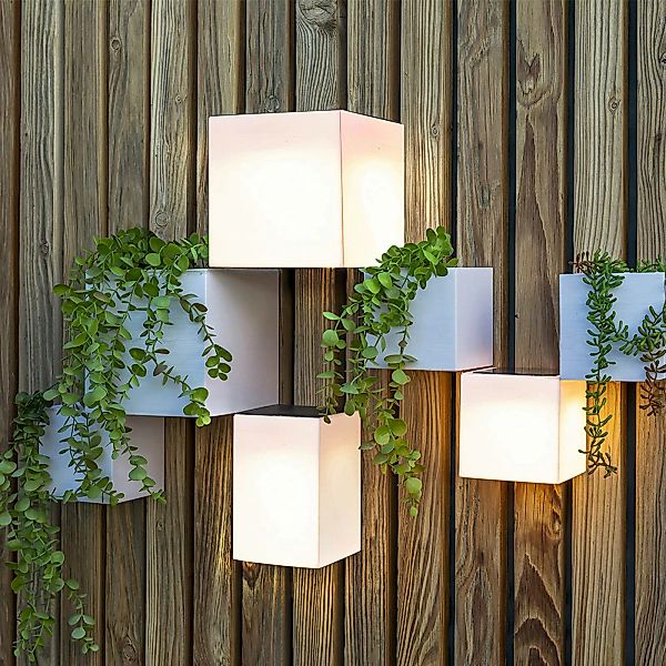 Newgarden Wally LED-Solarwandlampe, Pflanzeinsatz günstig online kaufen