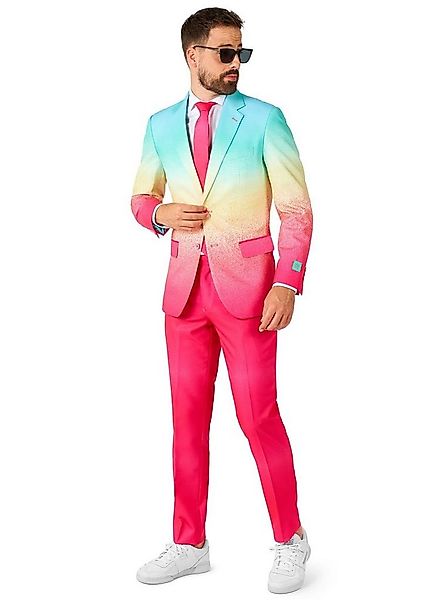 Opposuits Partyanzug Funky Fade Kostüm Anzug - für Karneval Halloween, Anzu günstig online kaufen