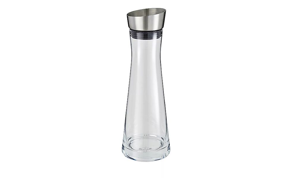 KHG Wasserkaraffe - transparent/klar - Silikon, Edelstahl, Glas - 30 cm - G günstig online kaufen
