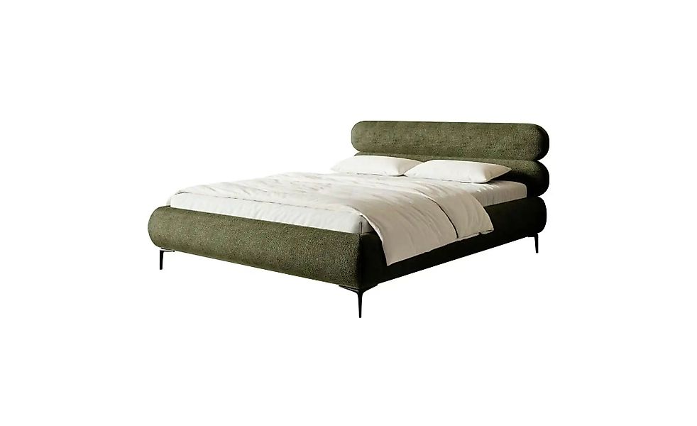 Selsey Polsterbett in Chenille Roule ¦ grün ¦ Maße (cm): B: 173 H: 96 Bette günstig online kaufen