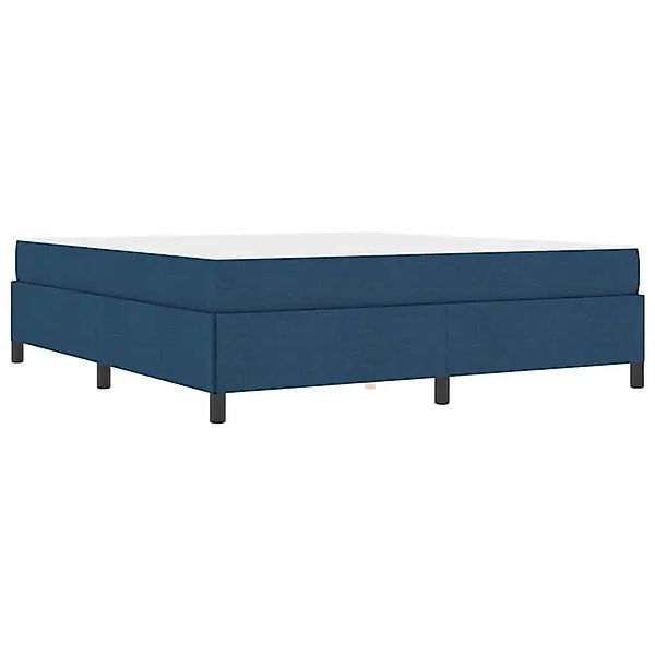 vidaXL Boxspringbett Blau 180 x 200 cm Stoff 3398884 günstig online kaufen