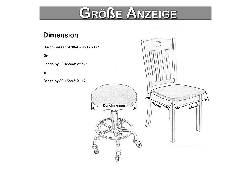 Sunicol Stuhlhusse Stretch, Spandex Samt, für Restaurant Cafe Bar Home Deco günstig online kaufen