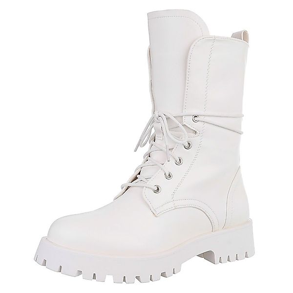 Ital-Design Moderne Damenstiefel mit Schnürung für günstig online kaufen