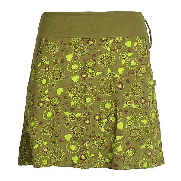 Vishes Minirock Hippie Blümchen-Rock aus Baumwolle günstig online kaufen