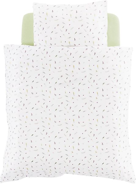 Träumeland Babybettwäsche "Zuhause" 2 Stk. tlg. mit Allover-Print günstig online kaufen