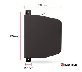 BAUHELD Aufputz-Gurtwickler Aufklappbar, Gurtbreite 14,00 mm, günstig online kaufen