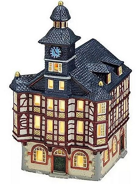 Wurm Dekoobjekt Teelichthaus aus Porzellan Rathaus in Heppenheim B13 x T14 günstig online kaufen
