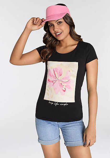 Laura Scott T-Shirt mit modischem Frontprint günstig online kaufen