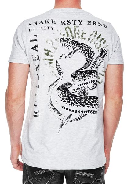 R-NEAL T-Shirt T-Shirt Washed Streetwear Printed günstig online kaufen