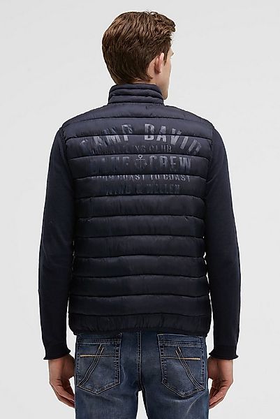 CAMP DAVID Steppweste mit elastischem Saumabschluss günstig online kaufen