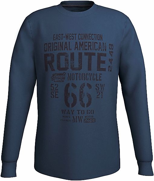 Mans World Rundhalsshirt "Neue Kollektion", mit Bündchen günstig online kaufen
