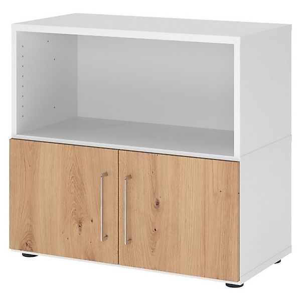 bümö Aktenschrank flexi Schrank Dekor: Weiß/Asteiche günstig online kaufen