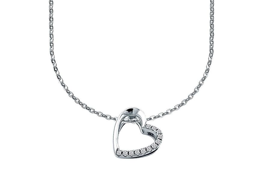 Adam & Eve Collier Halskette 0,07ct Brillanten 585/- Gold günstig online kaufen