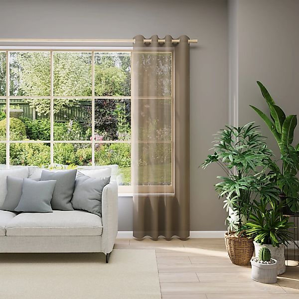 Neutex for you Vorhang nach Maß "EVA" Ösen 1 Stk. tlg. Uni-Voile mit elegan günstig online kaufen