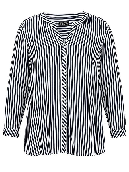 VIA APPIA DUE Langarmbluse mit streckenden Längsstreifen günstig online kaufen