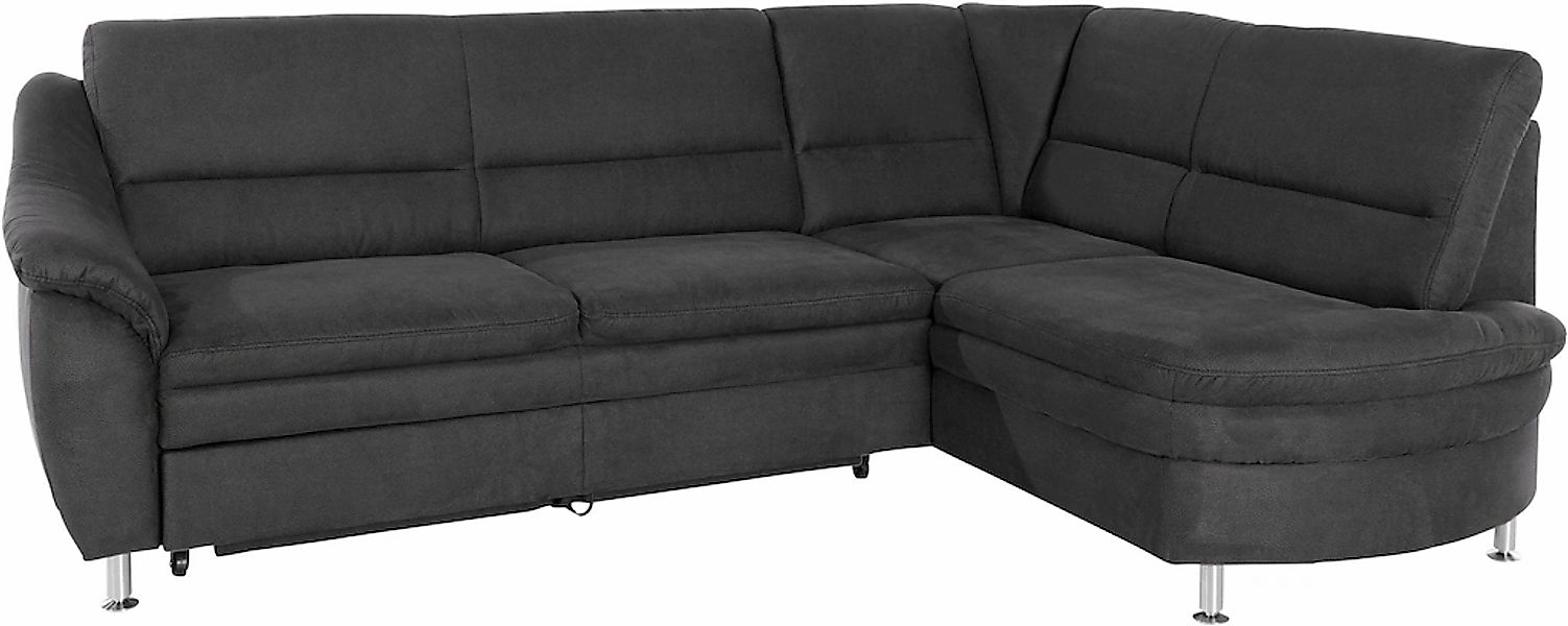 Places of Style Ecksofa »Cardoso L-Form«, Federkern, wahlweise mit Bett, Sc günstig online kaufen