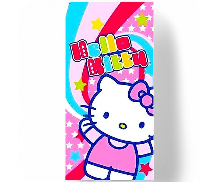 Hello Kitty Badetuch Hello Kitty Super Star, Baumwolle, Mädchen Strandtuch günstig online kaufen