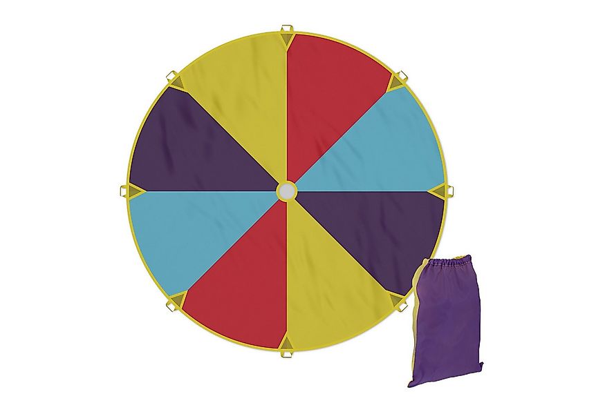 relaxdays Spielzeug-Gartenset Schwungtuch Ø 2 m, (1-tlg) günstig online kaufen