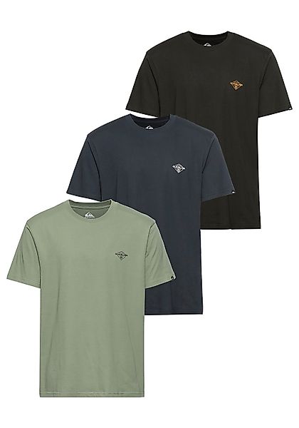 Quiksilver T-Shirt DIAMONDS BEST SHORT SLEEVE TEE PACK3 YM (Packung, 3-tlg) günstig online kaufen