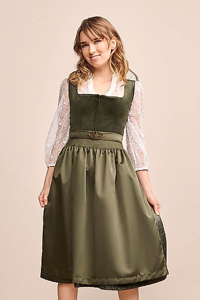 Krüger Madl Dirndl Krüger Collection Dirndl 'Livie' 414669, Oliv 70c günstig online kaufen