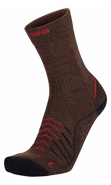 Lowa Wandersocken Crew Renegade (Merinowolle/Polyamid) mahagonibraun - 1 Pa günstig online kaufen