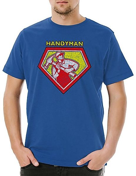 Urban Backwoods Print-Shirt Urban Backwoods Handyman Herren T-Shirt Royalbl günstig online kaufen