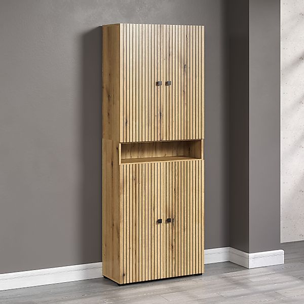 welltime Hochschrank "Amrum", (1 St.), Badezimmerschrank mit und ohne Schub günstig online kaufen