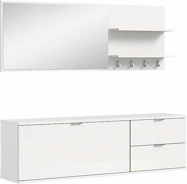 INOSIGN Garderoben-Set »Trondheim Garderobenset 3-tlg., Breite 130 cm,« 4 S günstig online kaufen