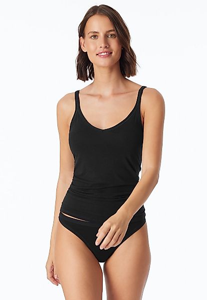 Schiesser Spaghettitop "Personal Fit", V-Ausschnitt, atmungsaktiv, schmale günstig online kaufen