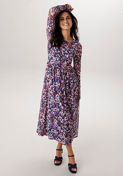 Aniston SELECTED Midikleid im ausdruckstarkem Druckdessin - NEUE KOLLEKTION günstig online kaufen