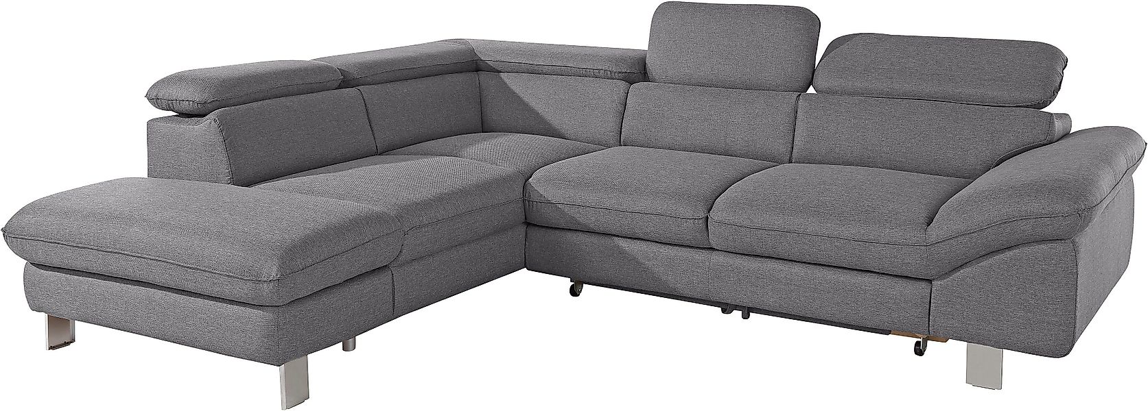 COTTA Ecksofa Driver L-Form, mit Kopfteilverstellung, günstig online kaufen