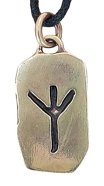 Kiss of Leather Kettenanhänger Rune Runen günstig online kaufen