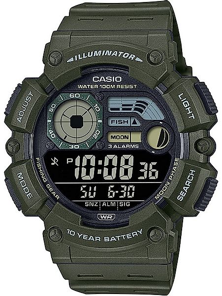 CASIO Quarzuhr Casio WS-1500H-3BVEF Herrenuhr Timeless collection 50mm 10AT günstig online kaufen