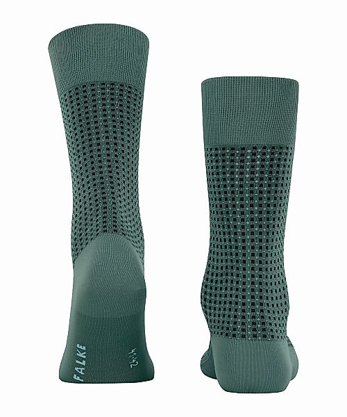 FALKE Uptown Tie Herren Socken, 39-40, Grün, Ajour, Baumwolle, 12437-734303 günstig online kaufen