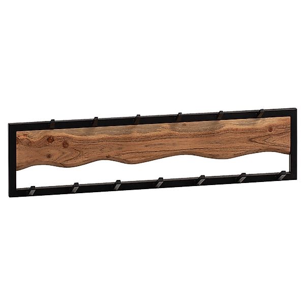 Wandgarderobe Akazie Nachbildung B/H/T: ca. 80x22x8 cm günstig online kaufen