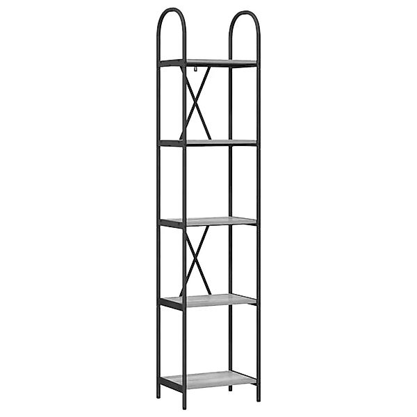 vidaXL Bücherregal Graues Sonoma 40 x 30 x 183 cm Holzwerkstoff 879926 günstig online kaufen