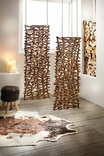 HOME Living Holz-Deko Rustikal Dekoobjekte braun günstig online kaufen