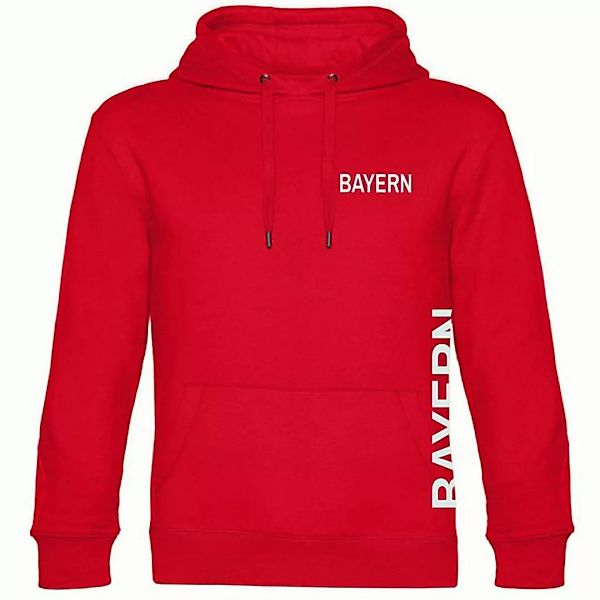 multifanshop Kapuzensweatshirt Bayern - Brust & Seite - Hoodie günstig online kaufen