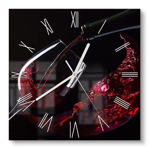 DEQORI Wanduhr 'Tanz der Tropfen' (Glas günstig online kaufen