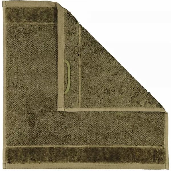 Möve Handtücher Bamboo luxe - Farbe: olive - 670 - Seiflappen 30x30 cm günstig online kaufen