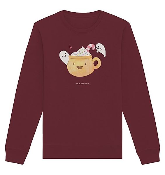 Mr. & Mrs. Panda Longpullover Kaffee Gespenst Größe XL - Burgundy - Geschen günstig online kaufen